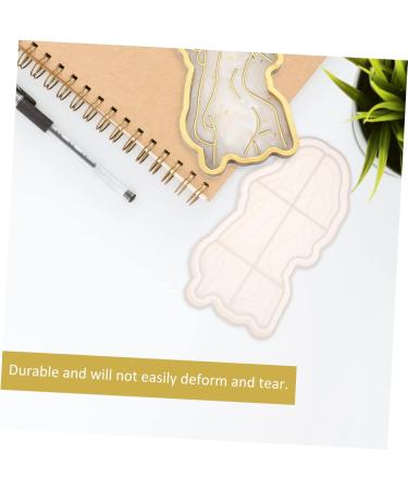 NUOBESTY 2 Pcs Tray Silicone Mold Silicone Molds Diy Resin Moulds Creative Tray Mould Crystal Epoxy Cake Mold Whitex2pcs 16.1X8.5CMx2pcs - Buy Online on GoSupps.com
