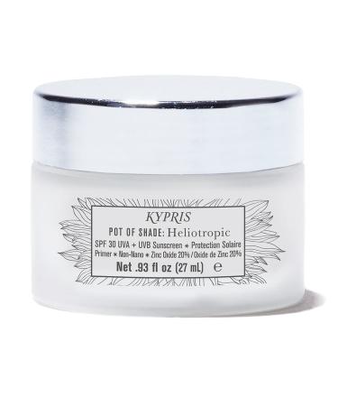KYPRIS - Pot of Shade: Heliotropic Facial Sunscreen + Primer (SPF 30) | Holistic  High-Performance Skin Care (.93 fl oz | 27 ml) 0.91 Fl Oz (Pack of 1)