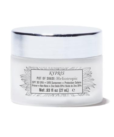 KYPRIS - Pot of Shade: Heliotropic Facial Sunscreen + Primer (SPF 30) | Holistic  High-Performance Skin Care (.93 fl oz | 27 ml) 0.91 Fl Oz (Pack of 1)