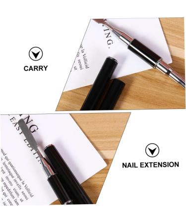 Ipetboom Extended Glue Cream Pen Poly Nail Extension Nail Brush Picker Dual-ended Nail Brush Nail Brush and Picker Dual-ended Poly Extension Brush Nylon Double Head The Brush - Buy Online on GoSupps.com