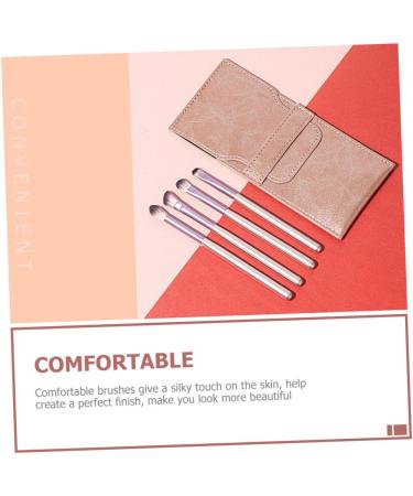 POPETPOP 4 Sets Eye Shadow Brush Set Eyeshadow Makeup Brush Girls Suit Cosmetic Eye Makeup Supplies Powder Applicator Blending Brush Girl's Eyeshadow Brush Tool Wooden Handle - Buy Online on GoSupps.com