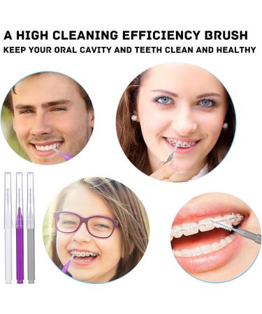 60 Interdental Brushes - Dental Cleaning Tools for Flossing & Tooth Care | International Shipping Available - Buy Online on GoSupps.com