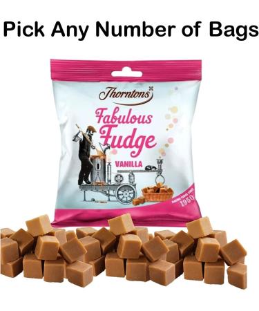 Thornton's Fabulous Vanilla Flavoured Fudge Cubes Bag 100g | Pick Any Number of Bags - Buy Online on GoSupps.com