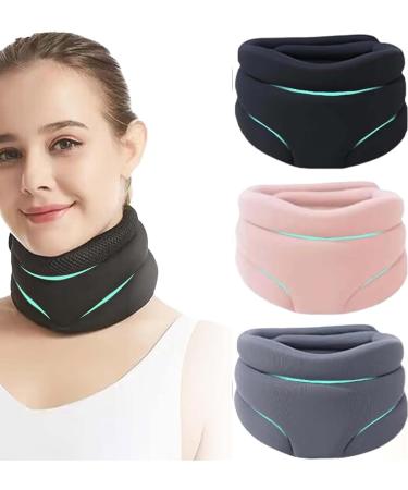 Soft Foam Neck Brace Universal Cervical Collar Cervicorrect Neck Brace Adjustable Neck Support Brace for Sleeping Neck Brace for Neck Pain and Support for Women Men yl-105023