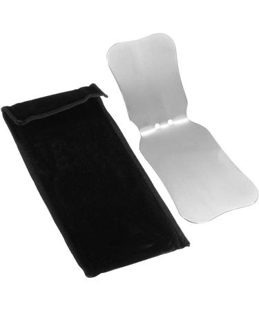 Spuzzo Stainless Steel Photo Mirror - Curved Foldable Intraoral Reflector for Orthodontics & Tooth Lighting | International Shipping - Buy Online on GoSupps.com