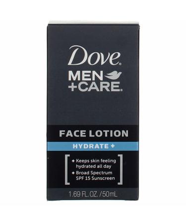 Dove Men+Care Face Lotion Hydrate Plus 1.69 oz 2 pack