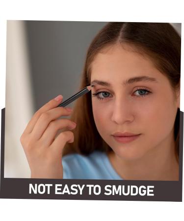 WOONEKY 4pcs Wooden Eyebrow Pencil Makeup Brow Pencil Eye Brow Makeup Pencil Brow Filler Pen Shaper - Buy Online on GoSupps.com