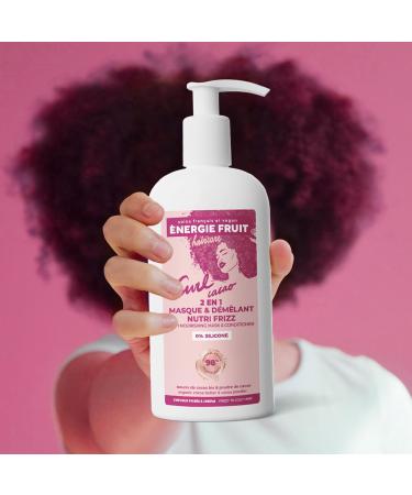ENERGIE FRUIT Cacao Curl - Masque Apr s-Shampoing Nutrition Intense Nutri Frizz - Cheveux fris s cr pus - Beurre de Cacao BIO - 98% Origine Naturelle - 300ML - Buy Online on GoSupps.com
