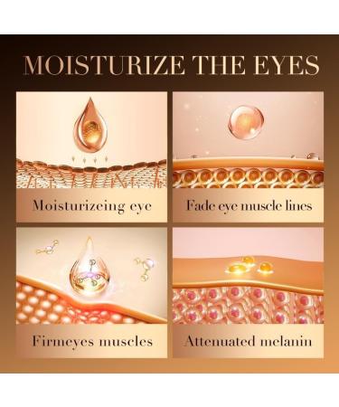 Retinol Eye Cream-Eye Cream For Dark Circles And Puffy Eyes Moisturize Hydrate With Retinol Serum Collagen Hyaluronic Acid-Eye Cream Anti Aging-Anti Wrinkle Eye Cream - Buy Online on GoSupps.com