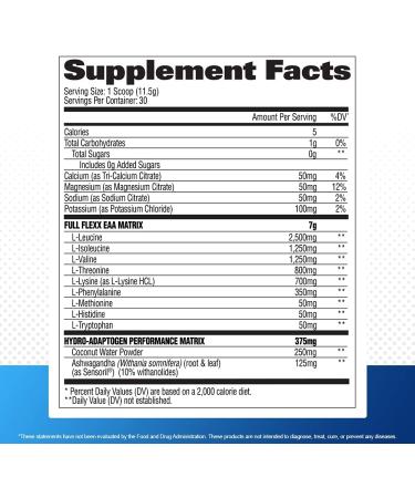 GAT Sport Flexx EAAs + Hydration Blue Razz - 30 Servings - Buy Online on GoSupps.com