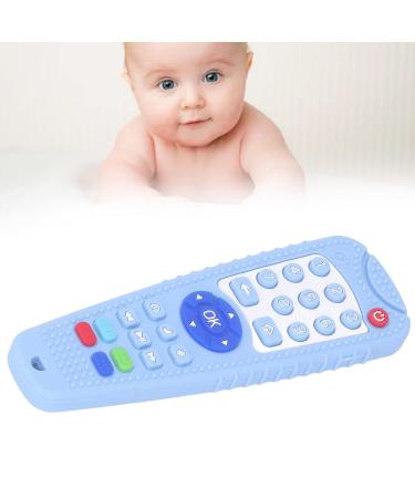 Baby Remote Control Teether Toy - Interactive Teething Toy with Colorful Buttons for Home Use (Blue) - Buy Online on GoSupps.com