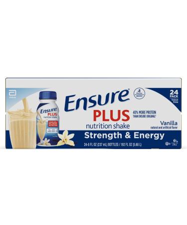 Ensure Plus Homemade Vanilla Shake (8 oz. bottles 24 pk. )