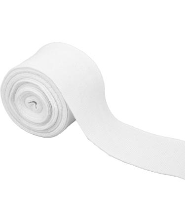 Buy Boxing Bandages - 2 Pcs 5m Halastic Cotton Hook Loop Design - Perfect for Men & Women Kickboxing Protection - White - Buy Online on GoSupps.com