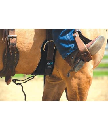 Weaver Airflex Roll Snug Straight Cinch Black 32 - Secure and Comfortable Fit for Your Horse - Buy Online on GoSupps.com