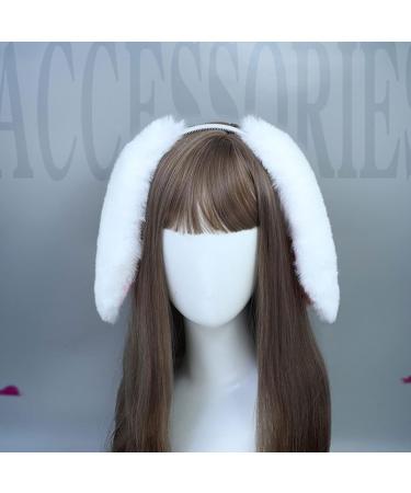 Bunny Ear Headband Creative Plush Long Rabbit Ears Hair Hoop Cute Lop-eared Headband Hair Accessories Hairband for Daily Wear CL - Buy Online on GoSupps.com