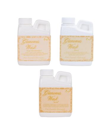 Elanze Designs Tyler Candle Glamorous Wash and Luxurious High Efficient 4 ounce Fine Liquid Laundry Detergent 3 Scent Assortment High Maintenance Diva Icon