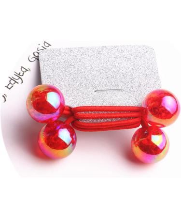 ifundom Ring Pairs bubble hair ties acrylic hair ties hair bands hair ties ropes hair rubber band acrylic hair elastic ponytail holders toddler hair tie Hair rope ring child Korean Rope - Buy Online on GoSupps.com