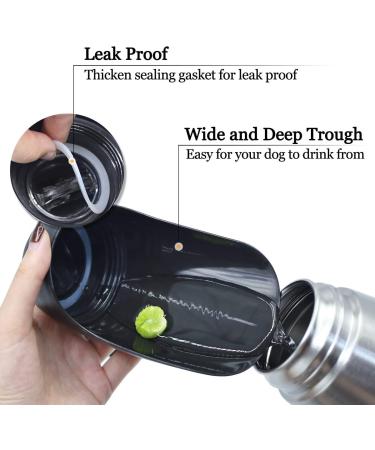 Vivaglory 750ml Stainless Steel Dog Water Bottle | Portable & Leak-proof Pet Drinking Container for Hiking & Walking - Buy Online on GoSupps.com