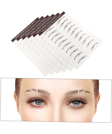 FOMIYES 12 Pcs Eyebrow Stickers 3d Stickers False Eyebrows Cosmetics Eyebrow Tool Miss Transfer Stickers - Buy Online on GoSupps.com