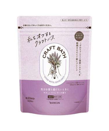 Poudre de bain japonaise 'Craft Bath' - Lavande 400g