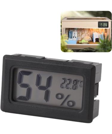 Buy Black LCD HD Digital Thermometer Hygrometer - Accurate Indoor Temperature & Humidity Meter - Buy Online on GoSupps.com