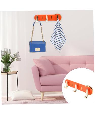 Alipis Coat Drying Hangers Keychain Pegs Plastic Belt Wardrobe Wall for Silk Bath Purse Rack Back Rail 19X3CM Orange - Buy Online on GoSupps.com