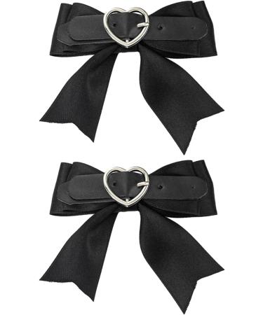 Gothic Lace Hair Clip Bow Large Barrette Bow Flat Clips Barrette Hairpin Bow Elegant Hair Clip For Bunches Hair Clips For Women Thin Hair - Buy Online on GoSupps.com
