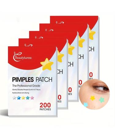 Pimple Patches for Face 5 Colors 1000 Counts Acne Patches Patches for Covering Zits and Blemishes Spot Stickers with Salicylic Acid Tea Tree Oil & Calendula Oil