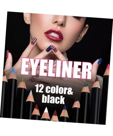 KALLORY Lip Makeup 12 Pcs Colored Eyeliners Eyeliner Pen Makeup Eyeliner Set Lip Line Make up Lip Liner Pencils - Buy Online on GoSupps.com