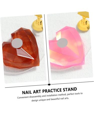 Mikinona 4sets Nail Practice Holder Nail Art Practice Stand Nail Tips Holder Nail Practice Rack Manicure Practice Tool Nail Showing Stand Nails Tip Holder Stand for Nails Tip Nail Art Stand - Buy Online on GoSupps.com