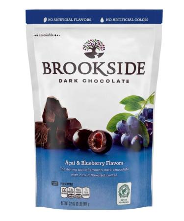 Product of Brookside Dark Chocolate Acai, 32 oz. 2 Pound (Pack of 1)