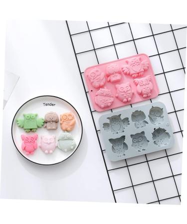 Zerodeko 4 Pcs Baking Cake Mold Silicone Molds Baking Pan Silicone Candy Mold Home Bakeware Dessert to Bake 19.9x13.8cmx2pcs Bluex2pcs - Buy Online on GoSupps.com