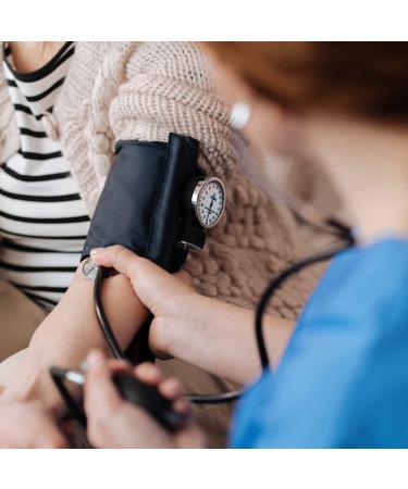 Scian Manual Arm Blood Pressure Cuff & Stethoscope Kit | Aneroid Sphygmomanometer for Medical Professionals | Includes Carrying Bag | Ideal for Nurses, Doctors, and Seniors - Buy Online on GoSupps.com