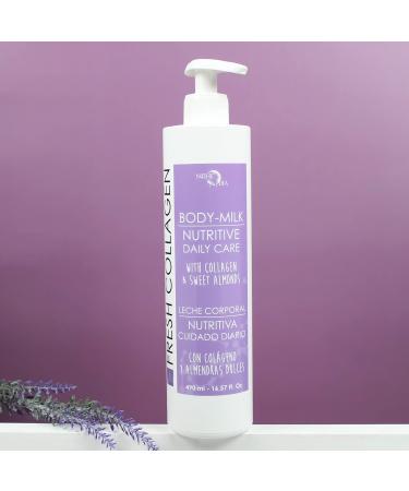 Noche Y Dia Fresh Collagen Body Milk | Moisturizing Firming Lotion for Dry Skin | Lactic Acid & Glycine | 500mL (16.57 fl oz) - Shop Internationally - Buy Online on GoSupps.com
