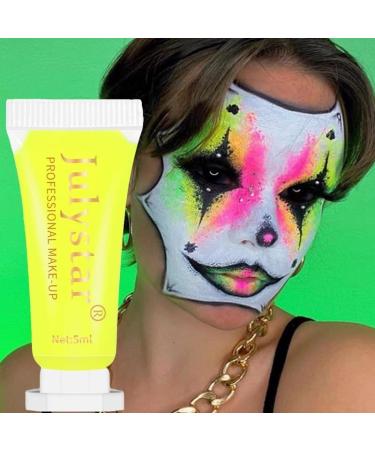 Yellow Face Paint for Kids - Glow in the Dark UV Crayons for Halloween & Parties | Blacklight Makeup Kit (#03 UV Yellow - Buy Online on GoSupps.com
