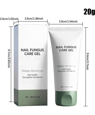 Nail Repair Gel with Moisturizing Formula 20 G Cracked Nail Strengthening Gel Repair Cream for Cuticle Cracks Fast Absorbing for Dryness and Brittleness - Buy Online on GoSupps.com