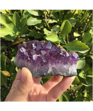 Stone Crafts 110-120g Natural Dream Amethyst Quartz Crystal Cluster Specimen Reiki Crystals - Buy Online on GoSupps.com