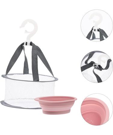 DRESSOOS 1 Set Makeup Brush Cleaning Face Tool Brush Drying Hanger Drying Net Blender Sponge Hanging Drying Rack Drying Rack Clothing Collapsible Makeup Puffs Fold Silicone Cleaning Brush - Buy Online on GoSupps.com