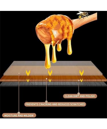Wood Care Polishing Beeswax Natural Furniture Polishing Care Beeswax Multipurpose Beeswax for Wood Polishing & Care Waterproof and Crack-Proof - Buy Online on GoSupps.com