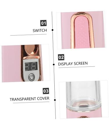 FRCOLOR Facial Cool Mister Eyelash Mister Mister for Face Mist Spray Steamer Mister Spray Face Mist Handy Mist Nano Facial Mister Mini Face Spray Device Touch Screen Whitening 14X3.9X3.9CM Red - Buy Online on GoSupps.com