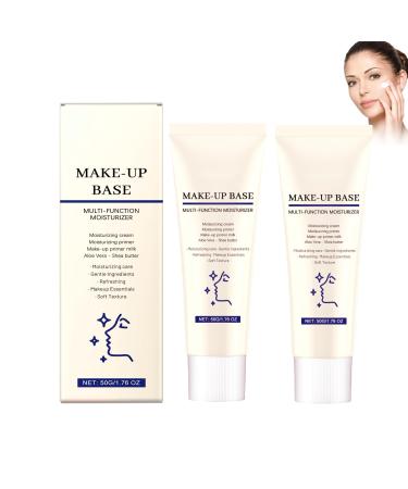 Pemarlis 2 Pcs Moisturizing Cream Before Makeup Face Color Corrector Skin Concealer Isolating Cream for Even Complexion Corrects Skin Tone 2pcs