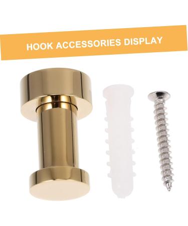 Alipis 4 Pcs Bathroom Towel Hook Black Hooks for Hanging Multifunctional Brass Wall Hooks Clothing Indoor 3X1.8X1.8CMx2pcs Goldenx2pcs - Buy Online on GoSupps.com