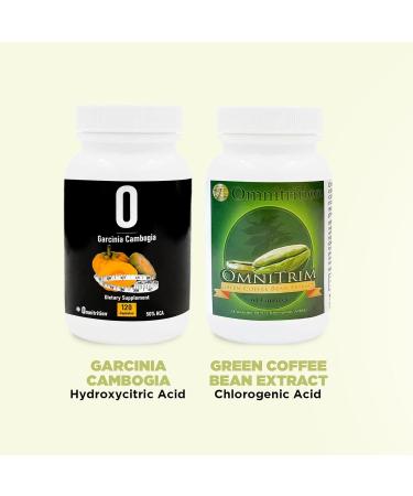 Omnitrition Supplements Kit: Green Coffee Bean Extract & Garcinia Cambogia | Antioxidant-Rich Pure Formula | International Shipping Available - Buy Online on GoSupps.com