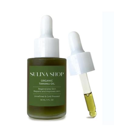 Tamanu Oil Organic for Skin 100% Pure Cold Pressed Unrefined Cruelty-Free Hydrating Moisturizing Tamanu Oil for Face Skincare Haircare Soothes Irritation Reduces Scars and Acne All Skin Type