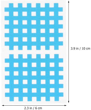 Buy LIOOBO 20 Sheets Elastic Therapeutic Tape - Breathable Muscle Support & Self-Adherent Athletic Wrap - Sky Blue for Fitness & Sports - Buy Online on GoSupps.com