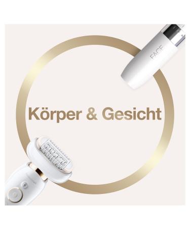 Buy Braun Silk- pil 9 Flex Epilator for Women - Wireless Hair Remover with Flexible Head & Face Hair Remover 40 Tweezers - Model 9-005 in White/Gold - Buy Online on GoSupps.com