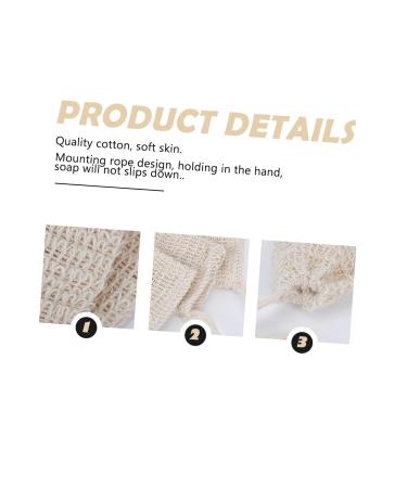 FRCOLOR 30 Pcs Soap Foaming Cotton Soap Bags - Exfoliating Loofah Nets & Miniature Soap Racks for Natural Cleansing - Ideal for Home & Travel - Buy Online on GoSupps.com