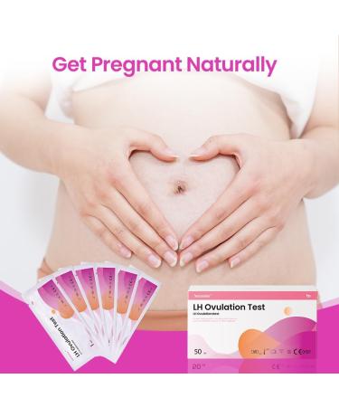 Femometer 50 Ovulation Tests - Sensitive 25 mIU/ml Fertility Prediction Test Strips - 50 Pack for Accurate Results - Buy Online on GoSupps.com