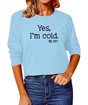 Blue Casual Printing Blouse Women's Sweatshirt | XX-Large - Buy Online on GoSupps.com