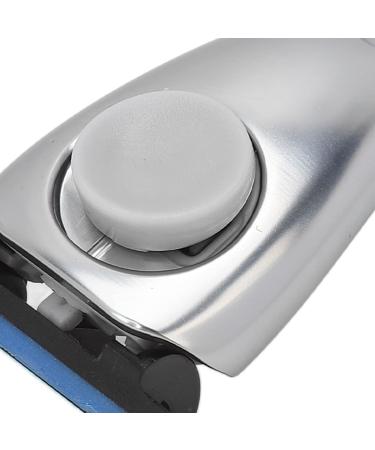 Manual Shaver for Men - Waterproof 6 Blade Razor | Portable Quick Shaver in Matte Silver - Shop Internationally - Buy Online on GoSupps.com